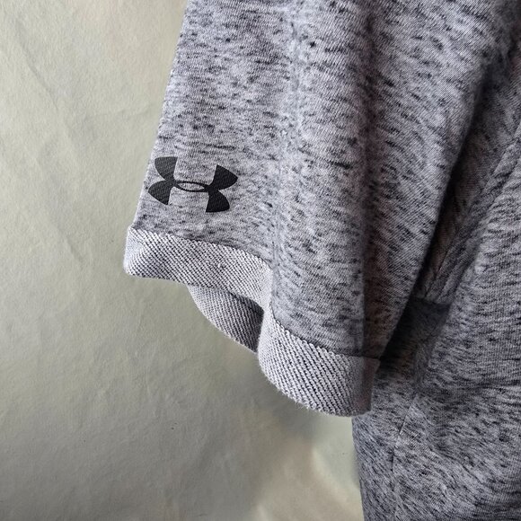 Under Armour Hoodie Mens XL Gray John Carroll Lacrosse Short Sleeve Lightweight - Picture 4 of 12